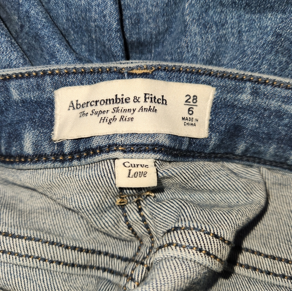 Abercrombie & Fitch Curve Love Super skinny ankle